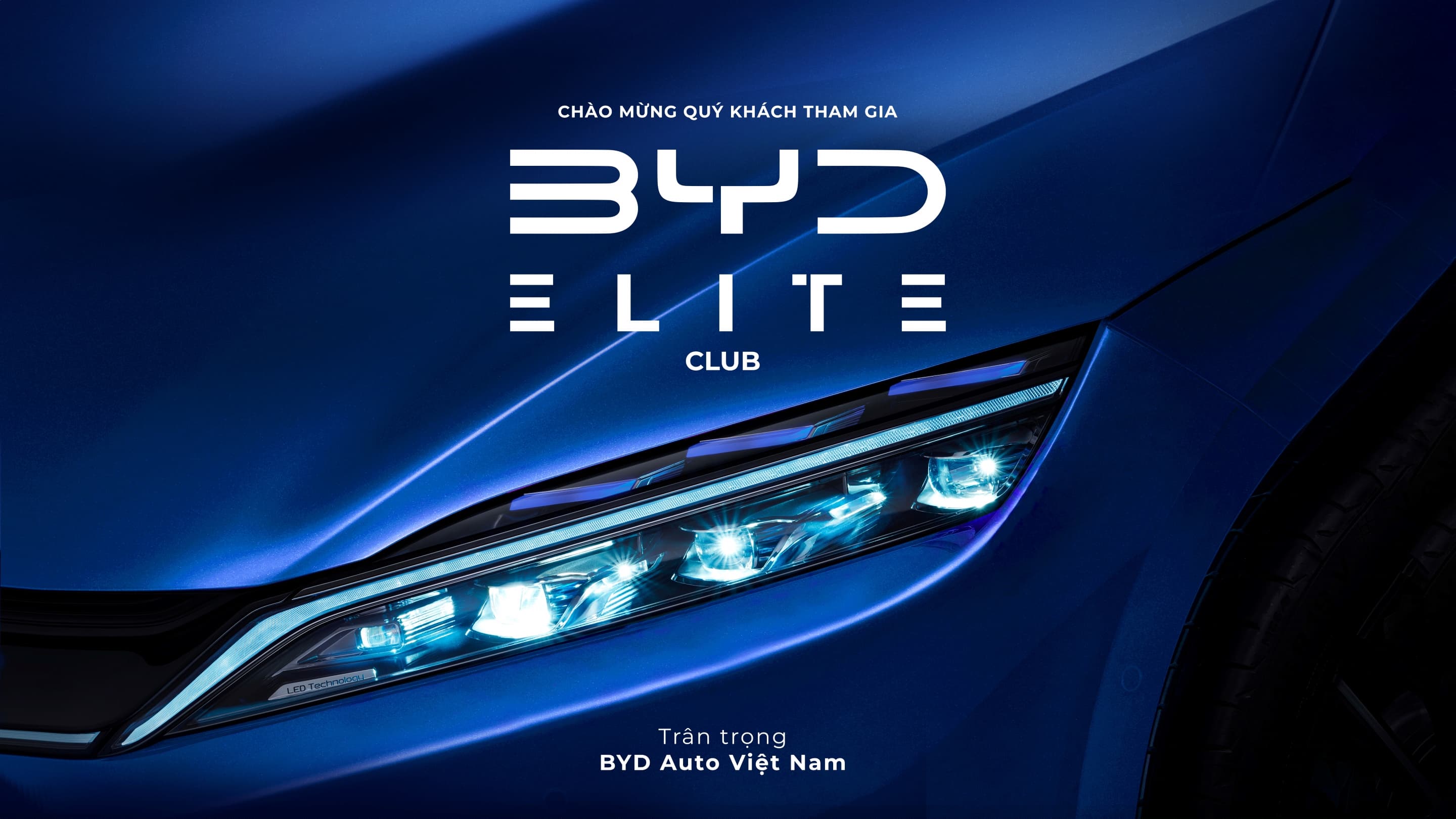 Chào mừng Quý khách đến với BYD Elite Club!